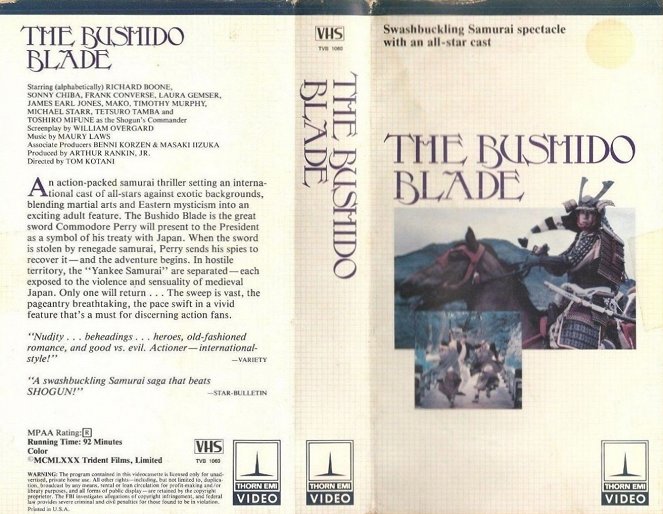The Bushido Blade - Capas