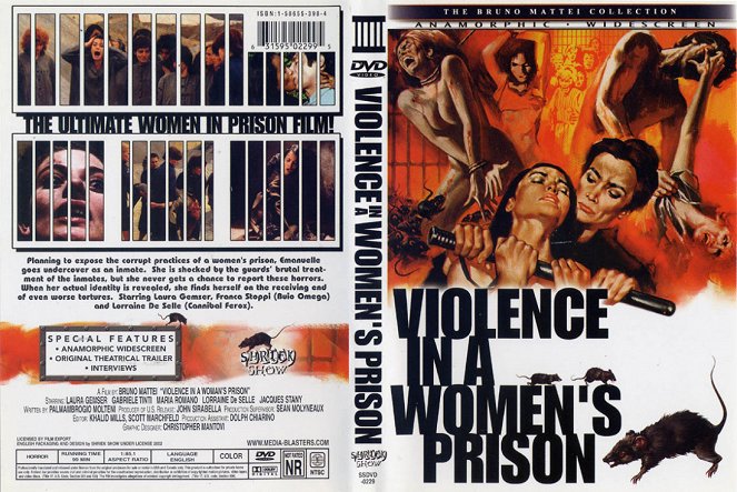 Violenza in un carcere femminile - Okładki
