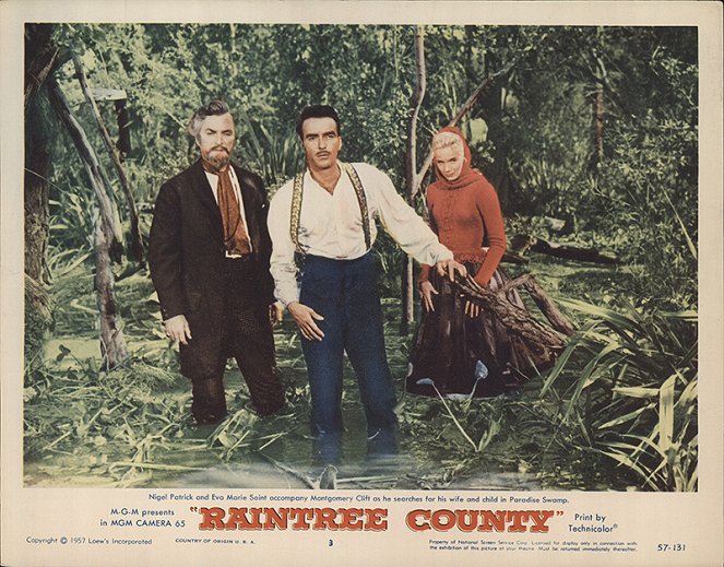 Raintree County - Lobby Cards - Nigel Patrick, Montgomery Clift, Eva Marie Saint