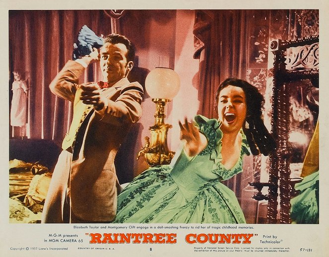 Raintree County - Lobby karty - Montgomery Clift, Elizabeth Taylor