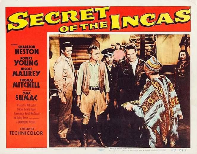Secret of the Incas - Lobby Cards