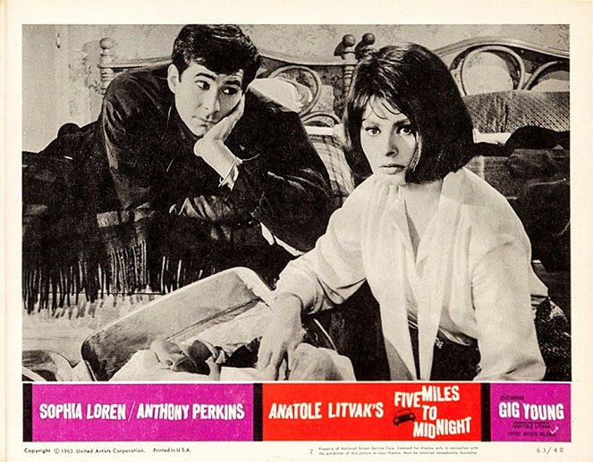Five Miles to Midnight - Lobby Cards