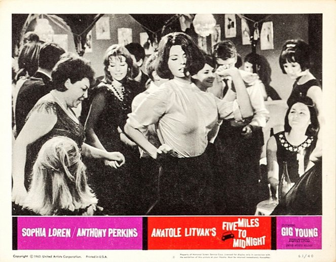 Five Miles to Midnight - Lobby Cards