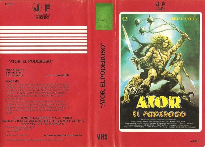 Ator, the Fighting Eagle - Covers