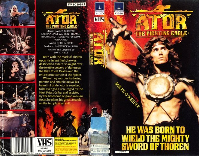 Ator, the Fighting Eagle - Covers