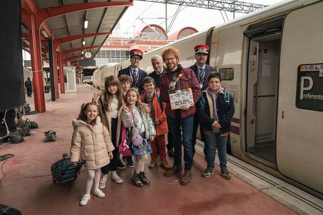 Mindenki a vonatra! - Forgatási fotók - Santiago Segura