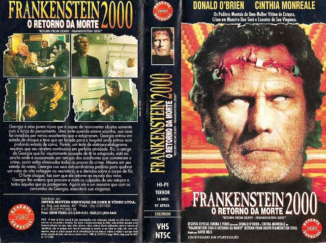 Frankenstein 2000 - Ritorno dalla morte - Carátulas
