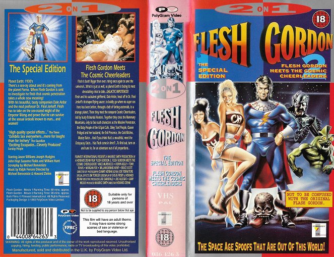 Flesh Gordon - Couvertures