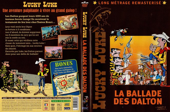 Lucky Luke: Ballad of the Daltons - Covers