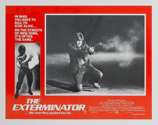 The Exterminator - Mainoskuvat