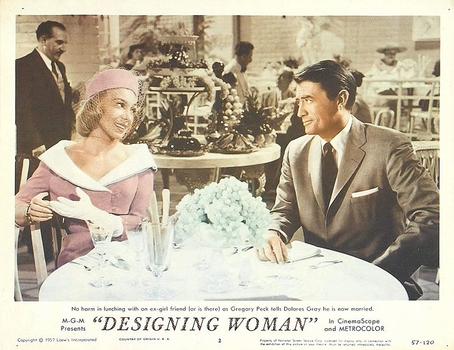 La Femme modèle - Cartes de lobby - Dolores Gray, Gregory Peck