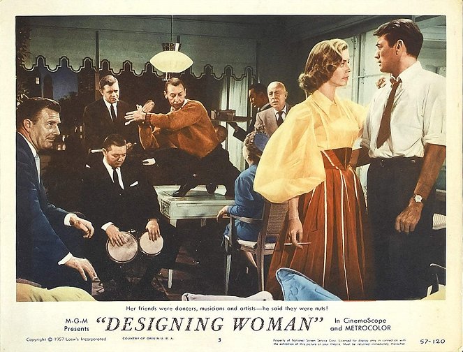 Designing Woman - Lobby karty - Lauren Bacall, Gregory Peck