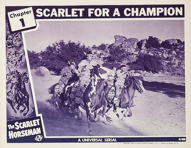 The Scarlet Horseman - Cartões lobby