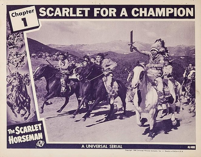 The Scarlet Horseman - Cartes de lobby
