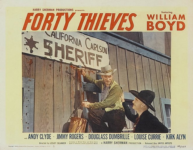 Forty Thieves - Lobby Cards