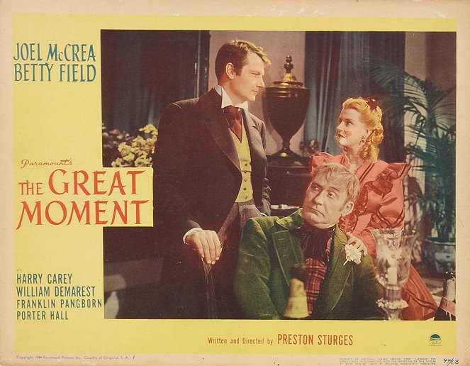 The Great Moment - Lobby Cards
