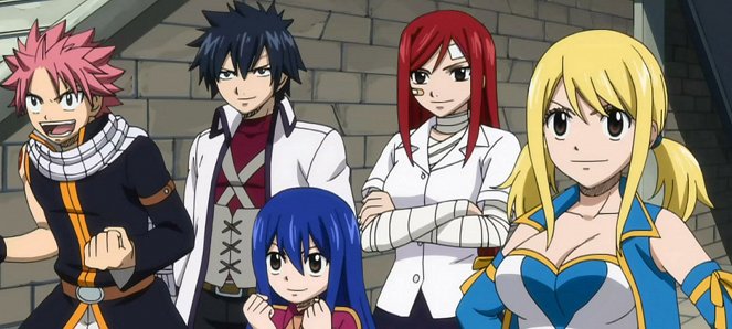 Fairy Tail - Rakusasu vs. Arekusei - Van film