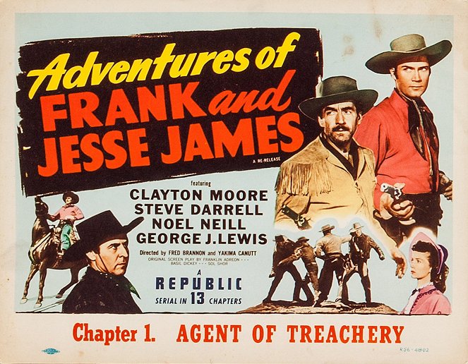 Adventures of Frank and Jesse James - Fotocromos