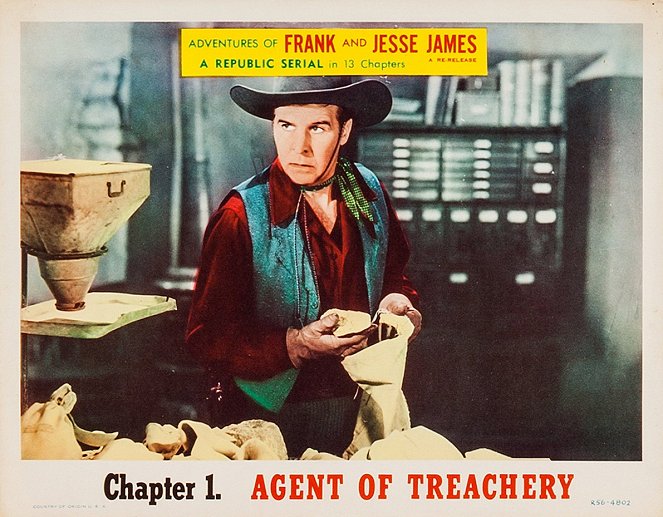 Adventures of Frank and Jesse James - Lobbykaarten