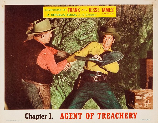 Adventures of Frank and Jesse James - Lobbykarten
