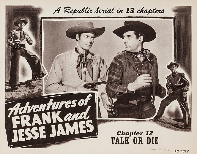 Adventures of Frank and Jesse James - Lobbykaarten