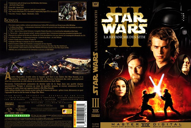 Star Wars: Episodi III - Sithin kosto - Coverit
