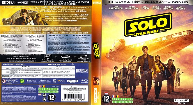 Han Solo: Una Historia de Star Wars - Carátulas