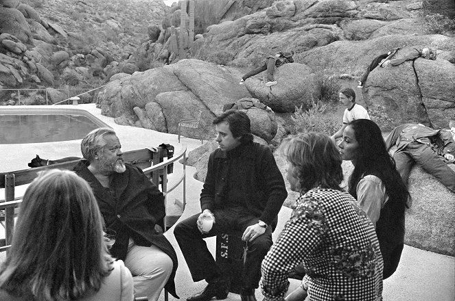 De l'autre côté du vent - Tournage - Orson Welles, Peter Bogdanovich, Gary Graver, Oja Kodar