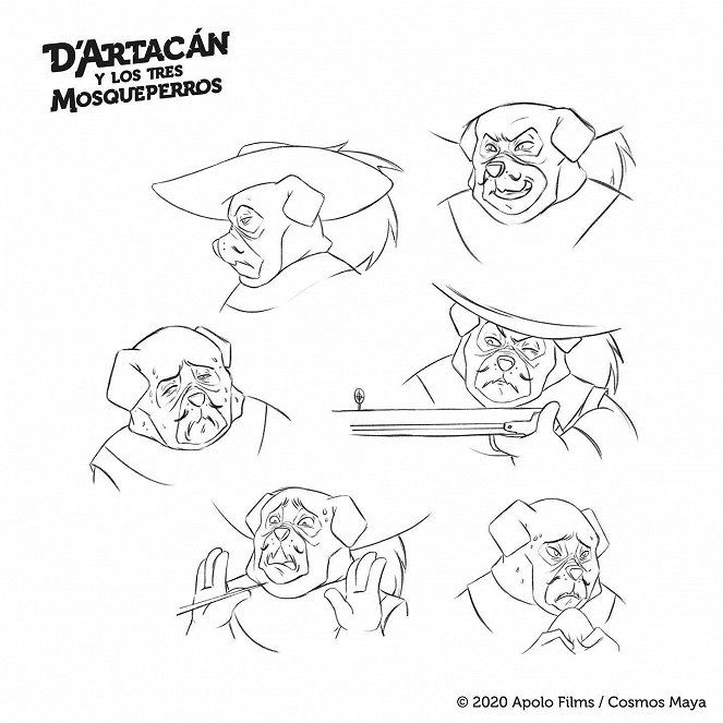 D’Artagnan und die drei MuskeTiere - Concept Art