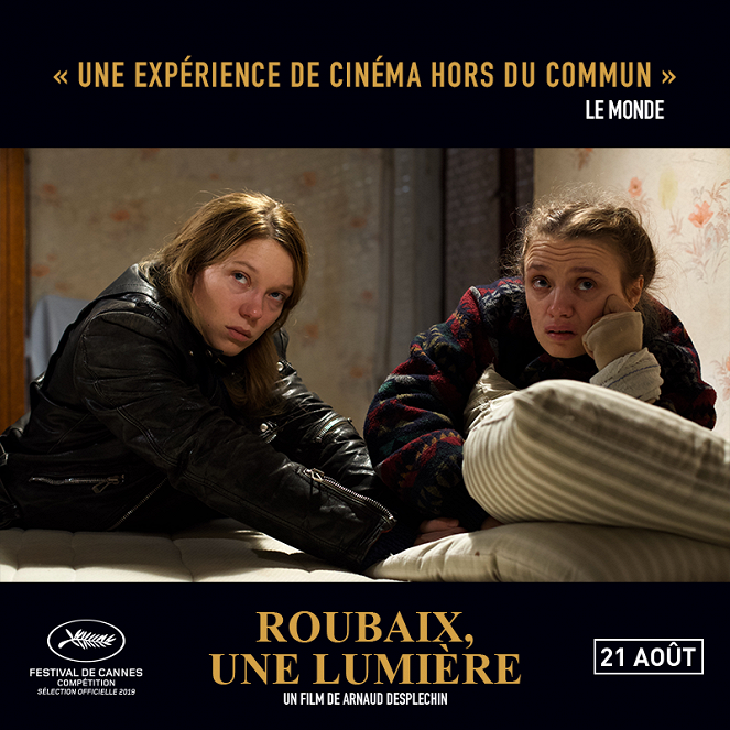 Roubaix, une lumière - Lobbykaarten - Léa Seydoux, Sara Forestier