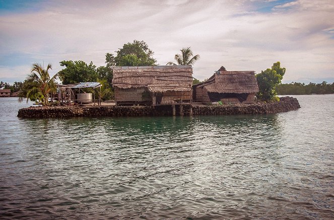 À la rencontre des peuples des mers - Îles Salomon, les Langa Langa - Les bâtisseurs du lagon - Van film