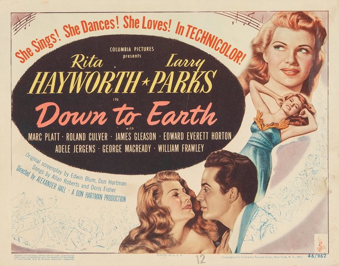 Down to Earth - Lobby Cards