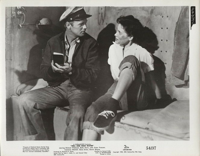 Hell and High Water - Lobby Cards - Richard Widmark, Bella Darvi