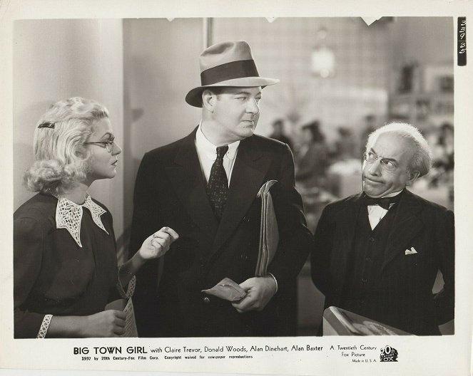 Big Town Girl - Lobby karty - Claire Trevor, Alan Dinehart, Maurice Cass