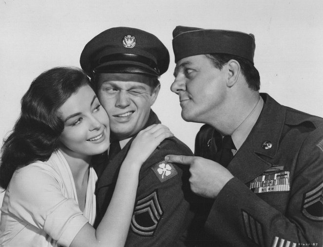 Sprung auf, marsch, marsch! - Werbefoto - Elaine Stewart, Richard Widmark, Karl Malden