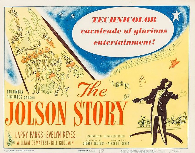 The Jolson Story - Lobby karty