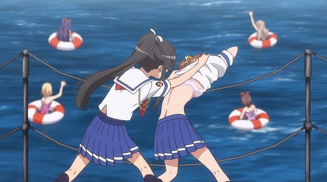 High School Fleet - Pinched by the Musashi! - Photos