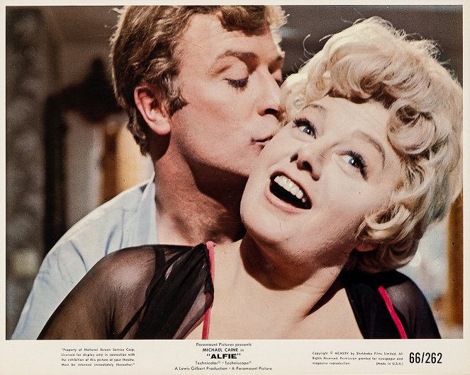 Alfie - Lobby karty - Michael Caine, Shelley Winters