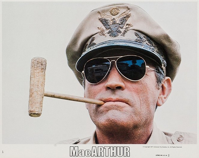 MacArthur, o General Rebelde - Cartões lobby - Gregory Peck