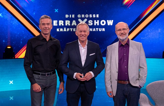 Die große "Terra X"-Show - Kräfte der Natur - Promokuvat - Dirk Steffens, Johannes B. Kerner, Harald Lesch