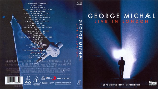 George Michael - Live In London - Okładki