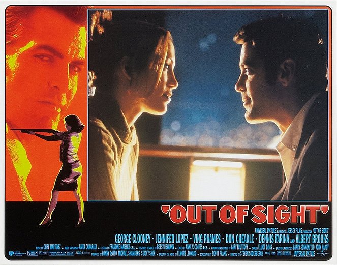 Out of Sight - Lobbykarten - Jennifer Lopez, George Clooney