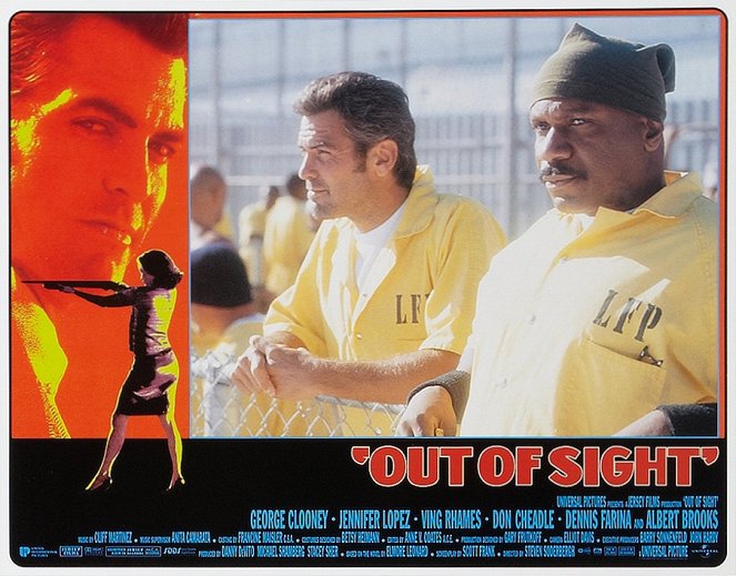 Out of Sight - Lobby Cards - George Clooney, Ving Rhames