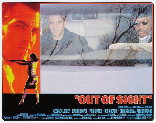 Out of Sight - Lobbykarten - George Clooney, Ving Rhames