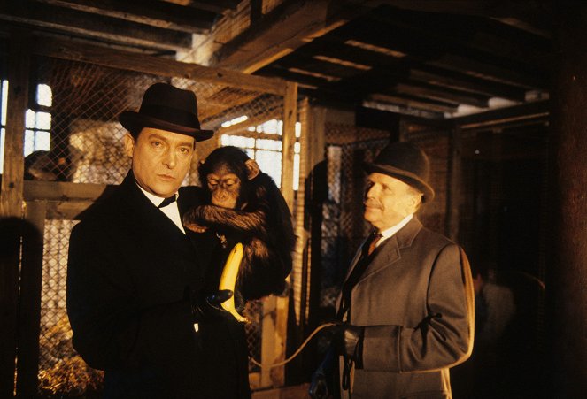 Akta Sherlocka Holmesa - The Creeping Man - Z filmu - Jeremy Brett, Edward Hardwicke