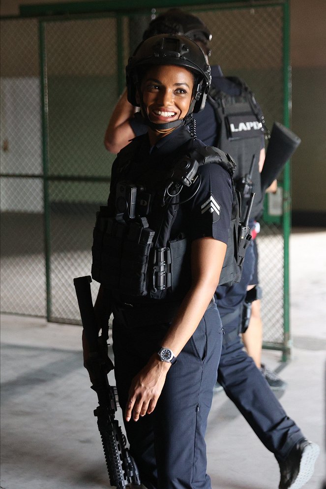 The Rookie - Life and Death - De filmagens - Mekia Cox