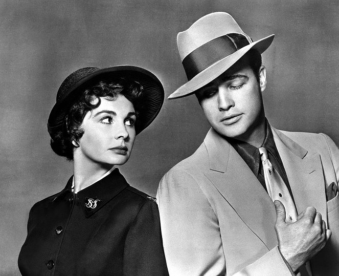 Schwere Jungs - leichte Mädchen - Werbefoto - Jean Simmons, Marlon Brando