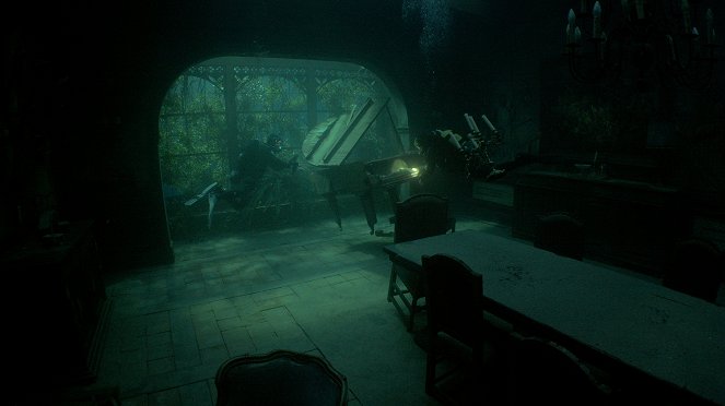 La casa de las profundidades - De la película
