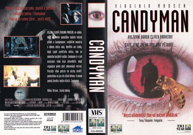 Candyman, el dominio de la mente - Carátulas