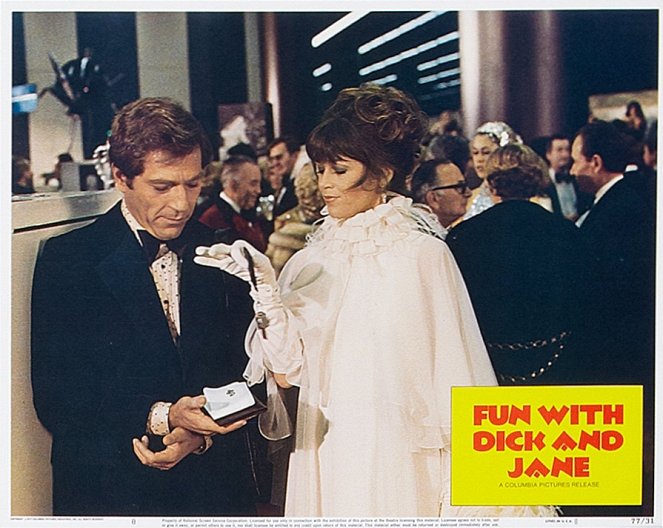 Fun with Dick and Jane - Lobbykaarten - George Segal, Jane Fonda